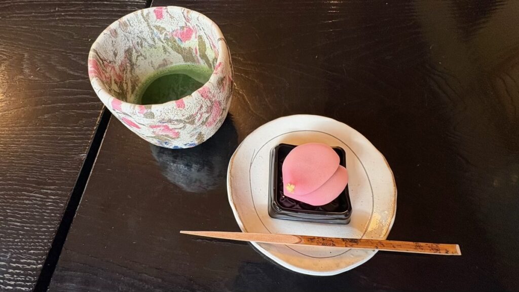 四日市 泗翠庵のお抹茶と和菓子