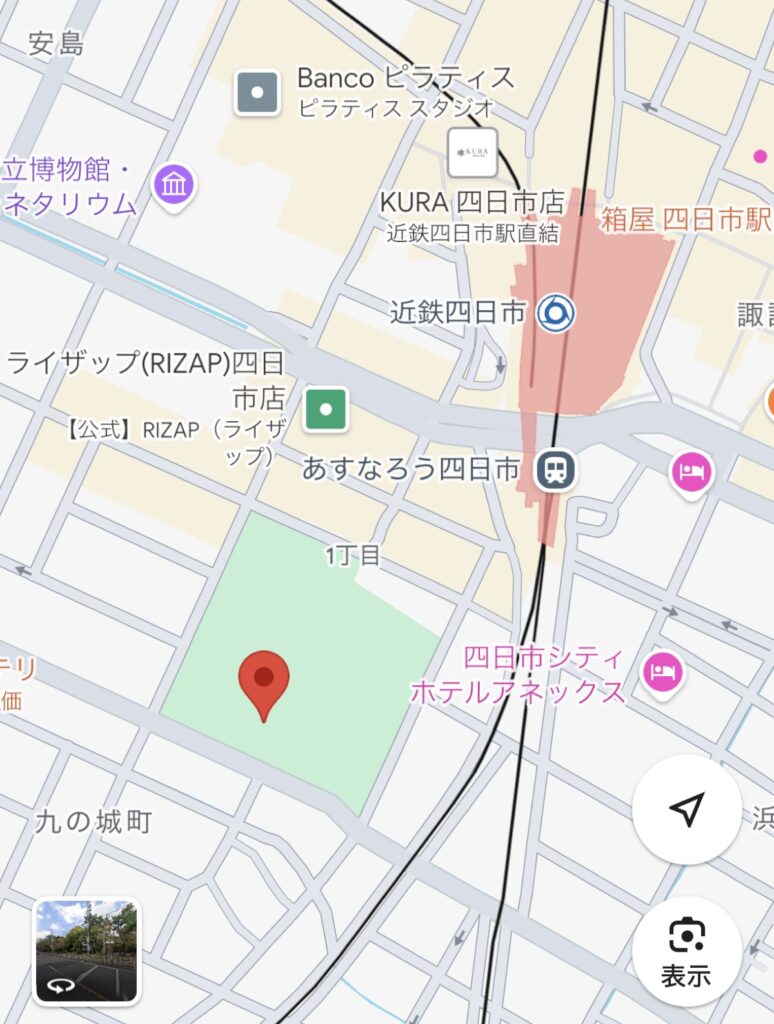 四日市 泗翠庵の地図