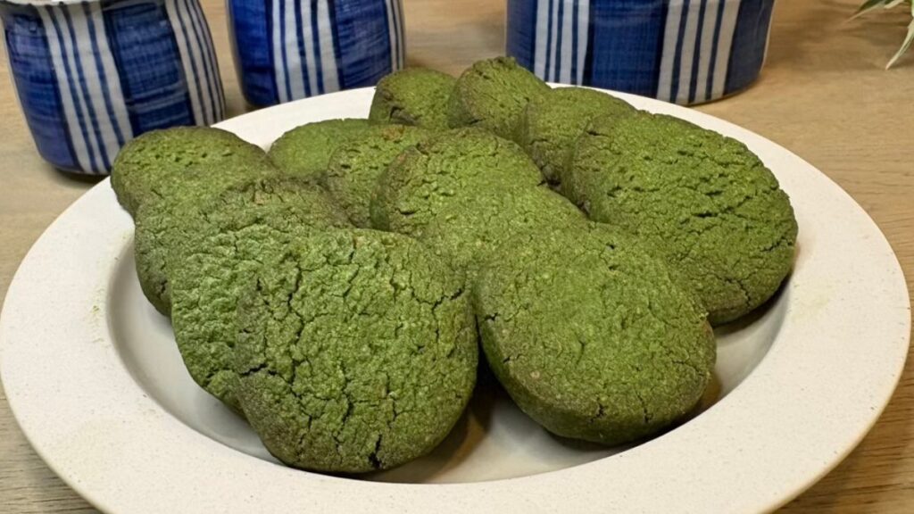 グルテンフリー 米粉の抹茶クッキー バター不使用 卵不使用 小麦不使用