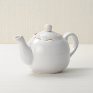 萩焼 白萩ポット急須